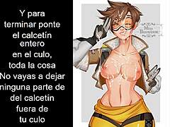 Tracer Overwatch Femdom Joi Anal Assfucking Dildo Toys Hentai Anime Instructions