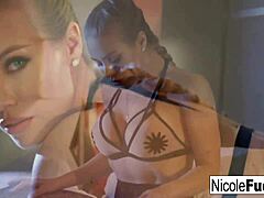 hot nicole, why tease with blowjob then masturbate to cumshot?