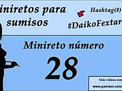 In this mini JOI session, the dominant lady instructs submissive viewers to obey and cum.