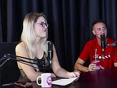 Gang Bang In Elevator With Crossdressing And Swingers