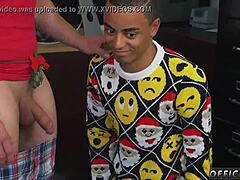 Hot Actors Provocatively Fuck in Gay Sex Movie During Homosexual Holiday?