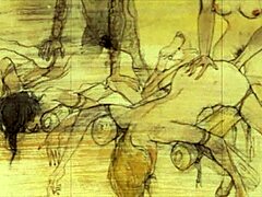 Is this vintage erotic cartoon anime illustration?