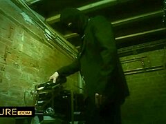 Blindfolded Blonde Gets Double Penetration