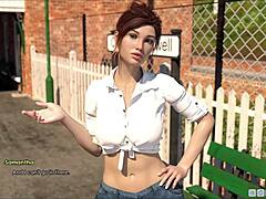 Lust Academy Episode 3: Cute Girl With Huge Tits In Sexy Outfit Dates In 3D Cartoon!