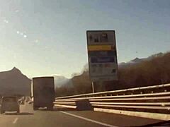 Amateur Italian masturbates with toys on webcam at home