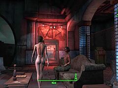 fallout 4 power armor and fuck with brunette anime hentai game cartoon