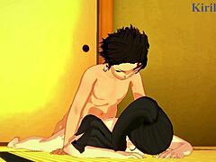 hinatsuru makio suma tanjiro intense sex in demon slayer hentai