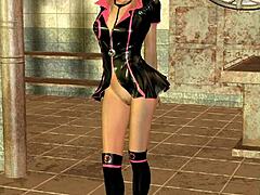 3D Nurse In Latex Fucks Patient