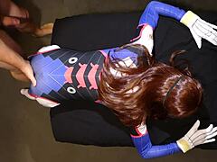 Step sister gives prostate massage to her college neighbor casually