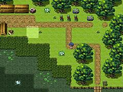 Tanned girl Natsuki in hentai game episode 6