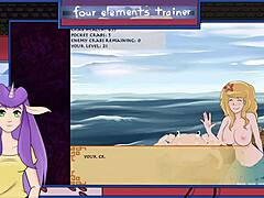 Avatar The Last Airbender Four Elements Trainer Part 36 Blonde Tits