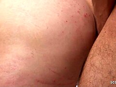 Personal-Error Oh god, I can't believe this curvy german mom with her bushy pussy and glasses got fucked by that young guy, it's so intense!