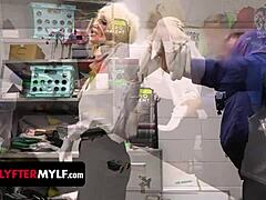 Victoria Zdrok Caught Having Sex with Stranger in Mall Dressing Room with Shaved Pussy and Doggystyle Riding