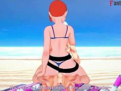 Gwen Tennyson Strips Bikini For Intense Beach Sex In Ben10 Fantasy