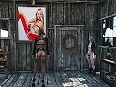 Fallout 4 Sexy at Home with Cute Brunette