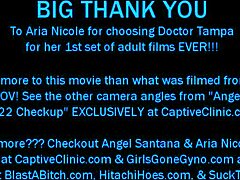 angel santana's 2022 gyno exam with nurse aria nicole at doctor tampa