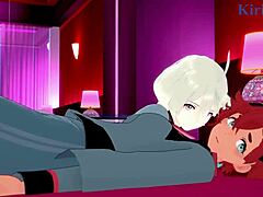 Intense Lesbian Play In Gundam Hentai