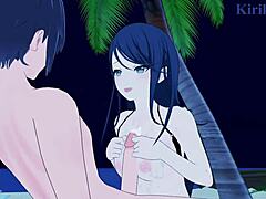 Ichika Hoshino and Ena Shinonome having intense sex in Project Sekai hentai 😍