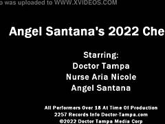angel santana's 2022 gyno exam with nurse aria nicole at doctor tampa