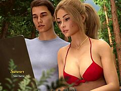 Dreamland Ep 14! Petite Naked Blonde In See-Through Lingerie!