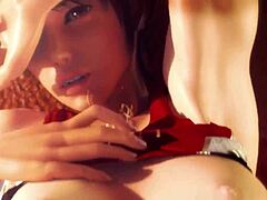 在这个3D色情合集，运动员大奶子和屁股在紧身衣自慰，然后所有姿势接怪物鸡巴直到射精。