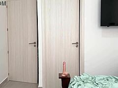 sneaky stepbrother swaps dildo with cock to cum inside my tight pussy 😏