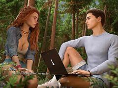 Dreamland Ep 14! Petite Naked Blonde In See-Through Lingerie!