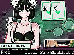 Playing Deuce Strip Blackjack again