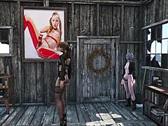 Fallout 4 Sexy at Home with Cute Brunette