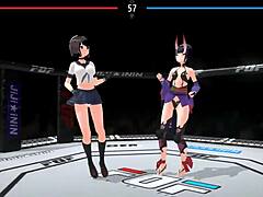 Watch these cute ladies fuck or fight in the new 2024 ryona hentai game!