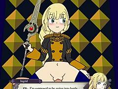 In this PPPPU Gaiden Ingrid Brandl Galatea v1, the blonde bitch flashes her tits on holiday in New Zealand