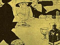 Vintage Erotic Drawings With Bold Cartoon Action