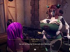 I milk Amber-Mae and fuck Cassie passionately