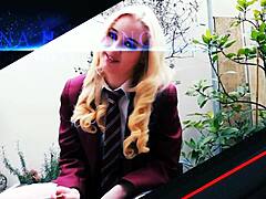 British Teen Olivia Humps Her Pillow For Orgasm