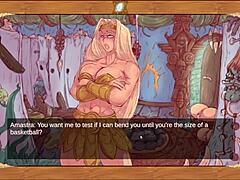 magic dorm 2 psychedelic hentai game ep 1 weird goddess of sex saves the world with huge monster cocks.