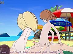Ever see Chihiro and Hiyoko get naughty on the beach?