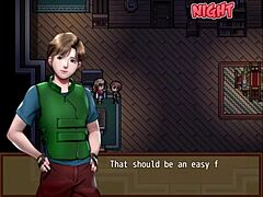 rescuing two hot girls from zombies in hentai game part 3