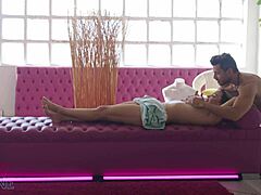 Colombian super big ass hottie got oiled massage and intense rimjob for same price