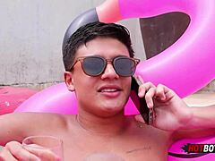 Novinho gets his ass fucked hard