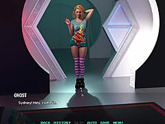 Who knew movie night with a cute busty blonde could turn so intriguing in 3D cartoon style?