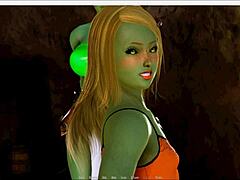 Hey, isn't this nurse a little naughty with her naked patient in the 3D cartoon hospital breeding game?