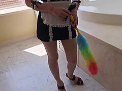 Latina Maid Fucks Owner