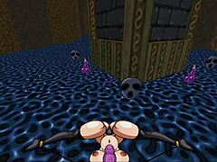 慢热Hentai游戏 Ep1 扶她野蛮女英雄操翻怪物妹