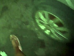 Stopped the car to fuck my hot friends' pussies and came inside 😈🚗