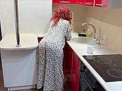 Oh man, my mature stepmom with that huge ass just got a surprise dick in her anal, like totally unexpected!