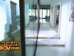 Your Wife Shalina Devine And Babysitter Lana Roy Ride Your Cock In Pov Group Action