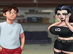 In this uncensored anime hentai adventure, she demands money first! Then she's ready for intense sex for cash action in Summertimesaga e2 18.