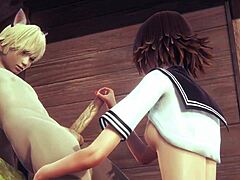 mia jerks off fucked creampie