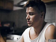 Stepson demands to fuck both his stepmoms in a wild group session with deepthroat and oral action.