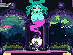 玩Flip Witch游戏第13集，用巨屌在巨乳上做乳交...最后射脸了。